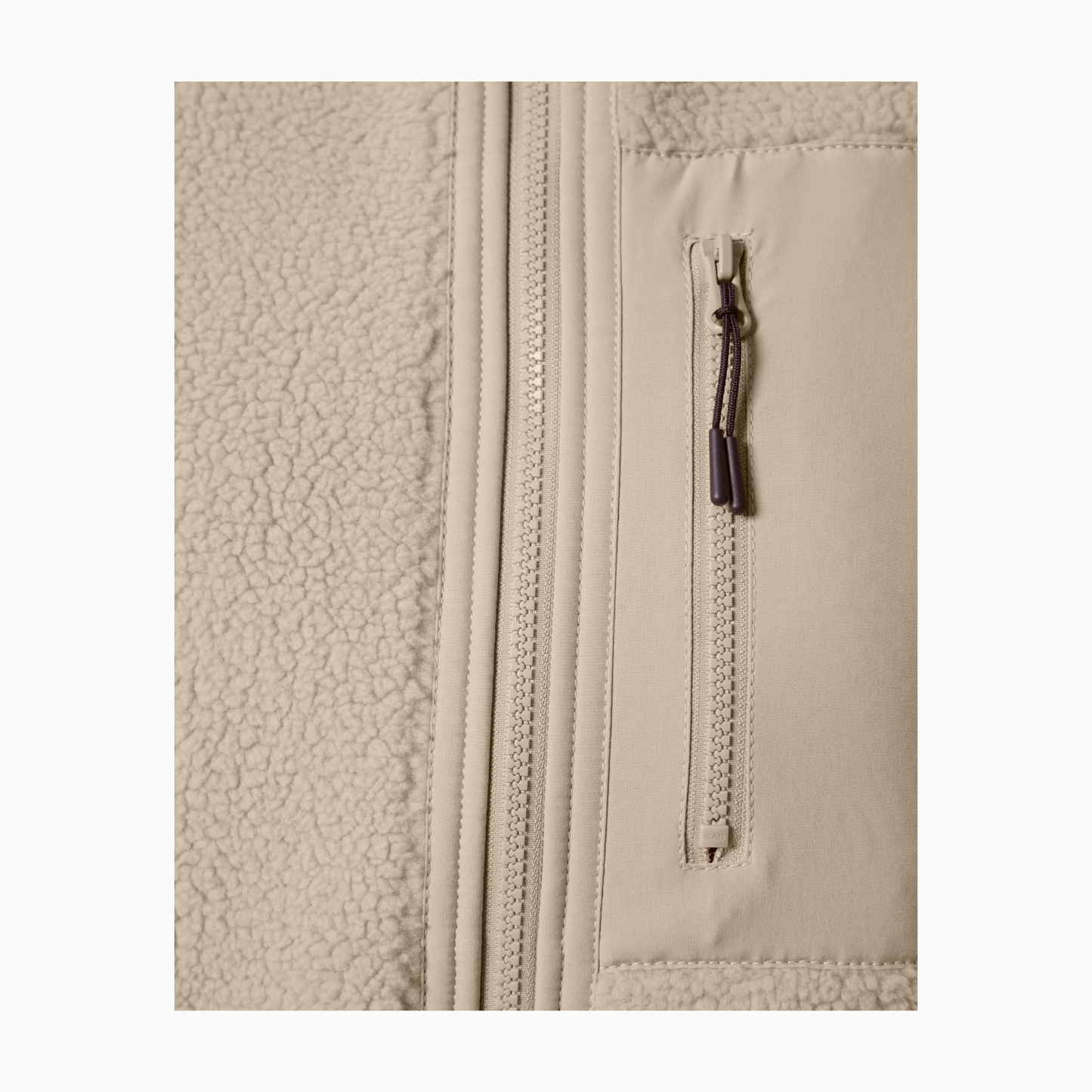 Kind Sherpa Sleeveless Zipper Jacket (Design on the back)