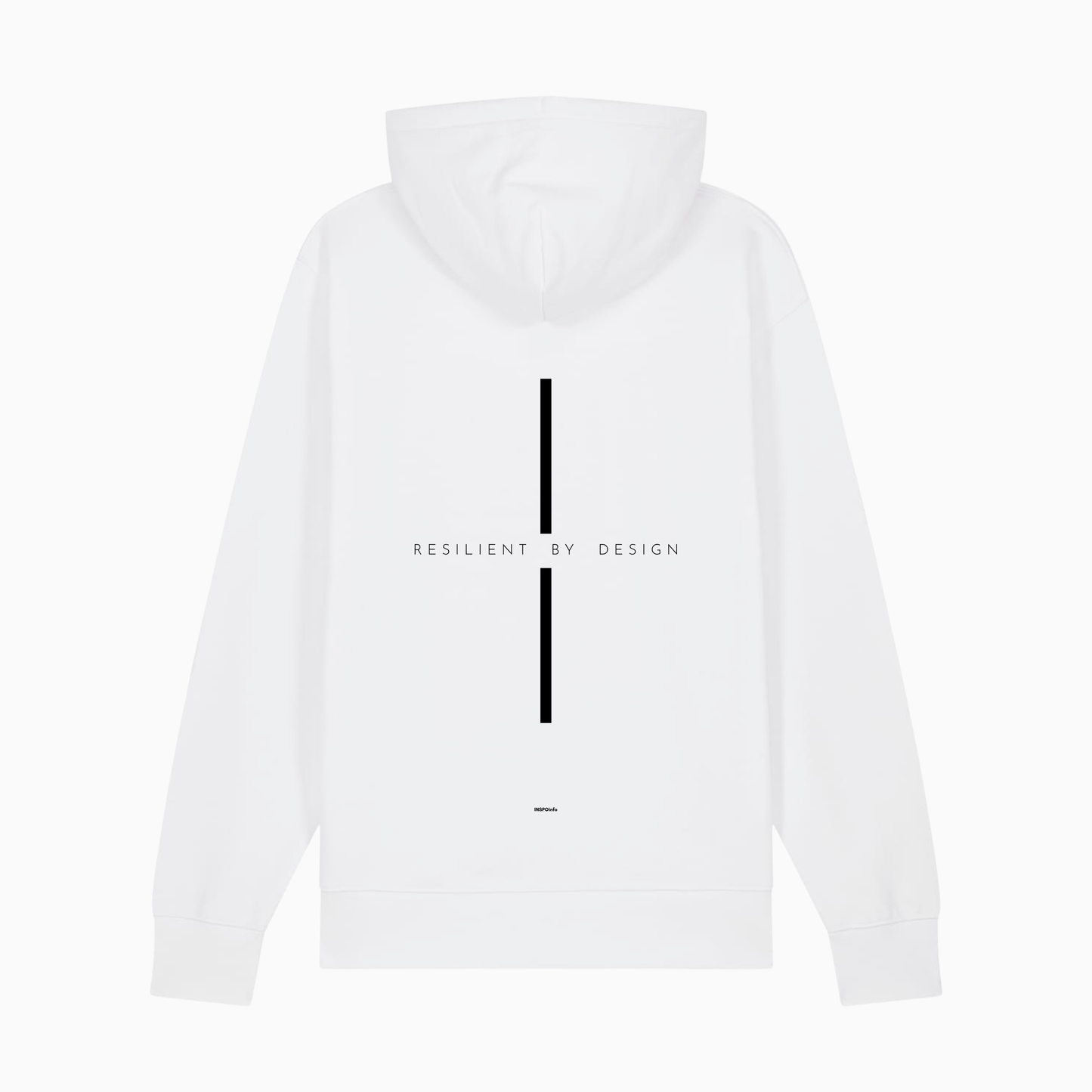 Resilient by Design Hoodie (Design on the Back)