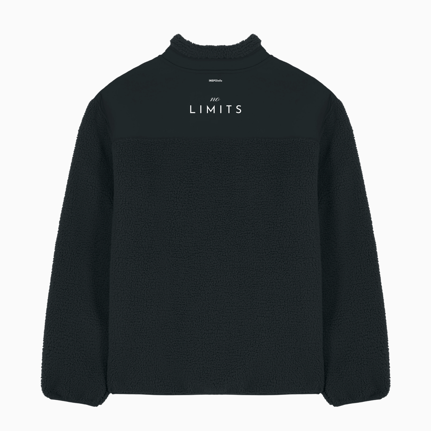 No Limits Sherpa Zipper Jacket (Design on the back)