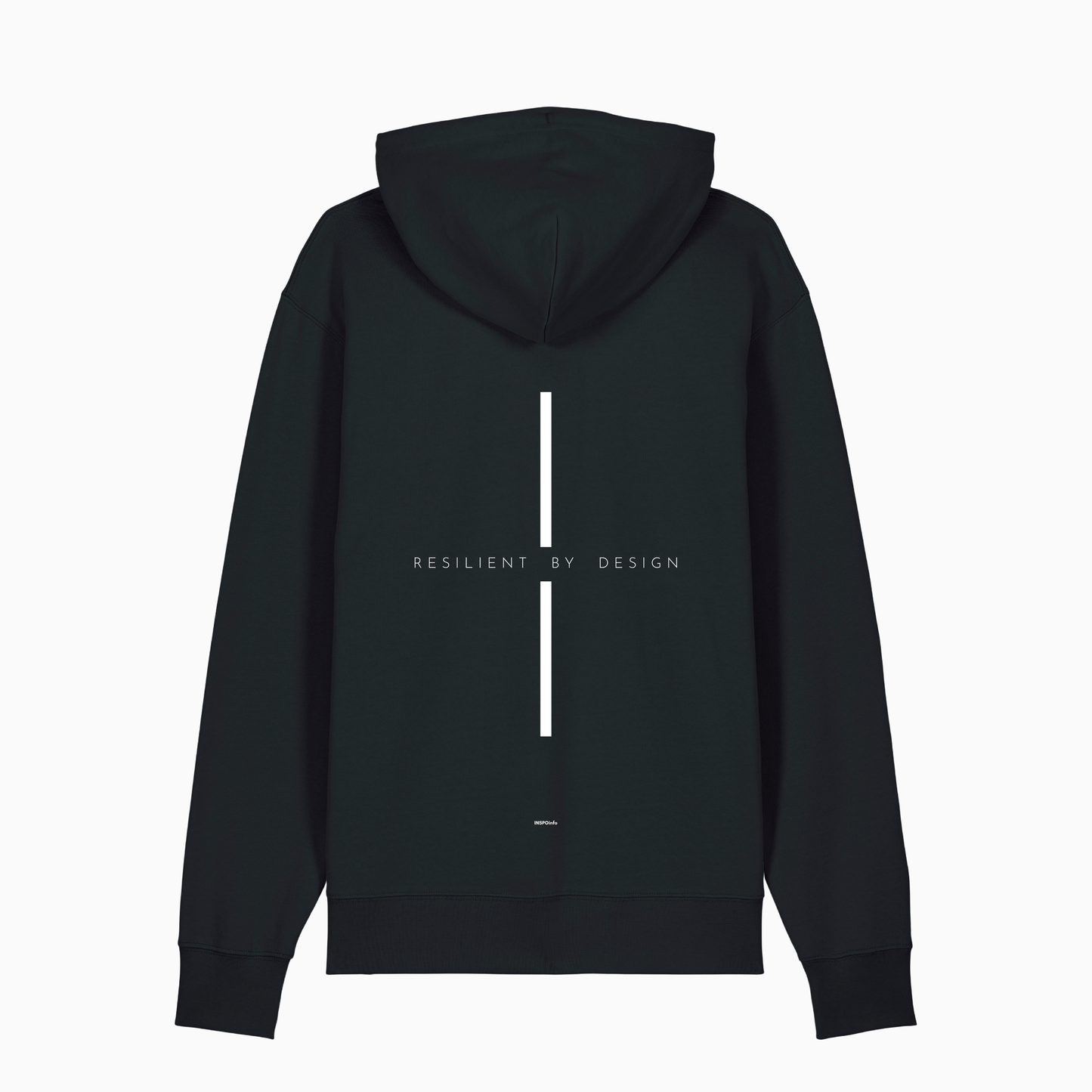 Resilient by Design Hoodie (Design on the Back)