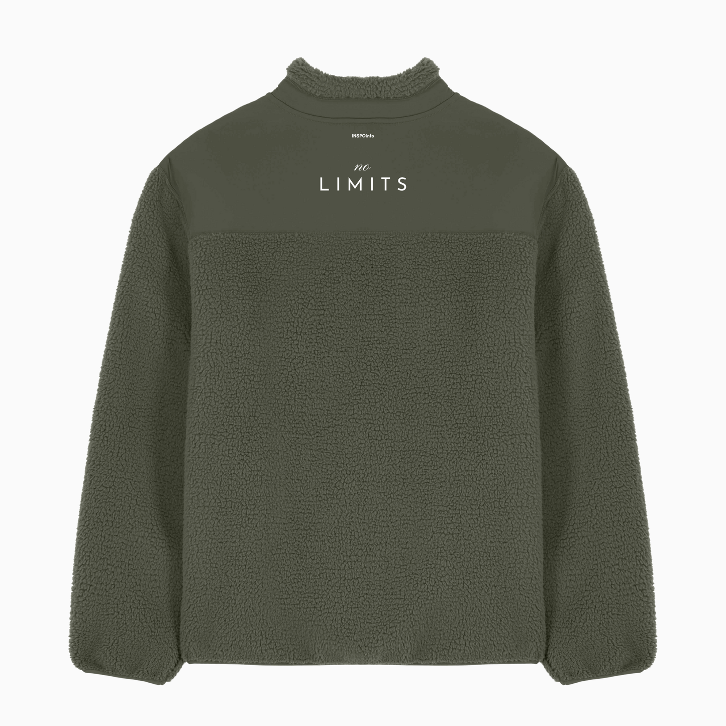 No Limits Sherpa Zipper Jacket (Design on the back)