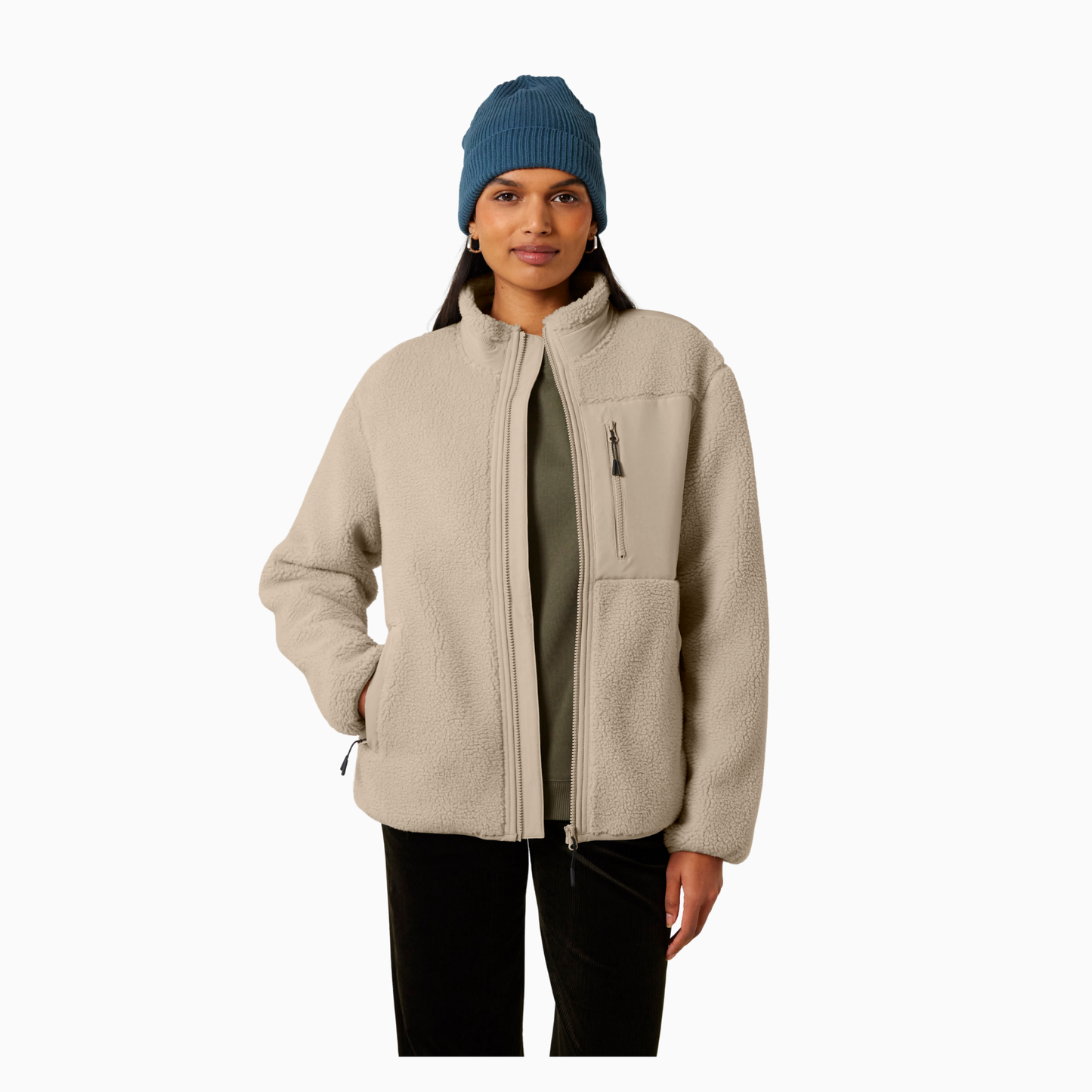 No Limits Sherpa Zipper Jacket (Design on the back)