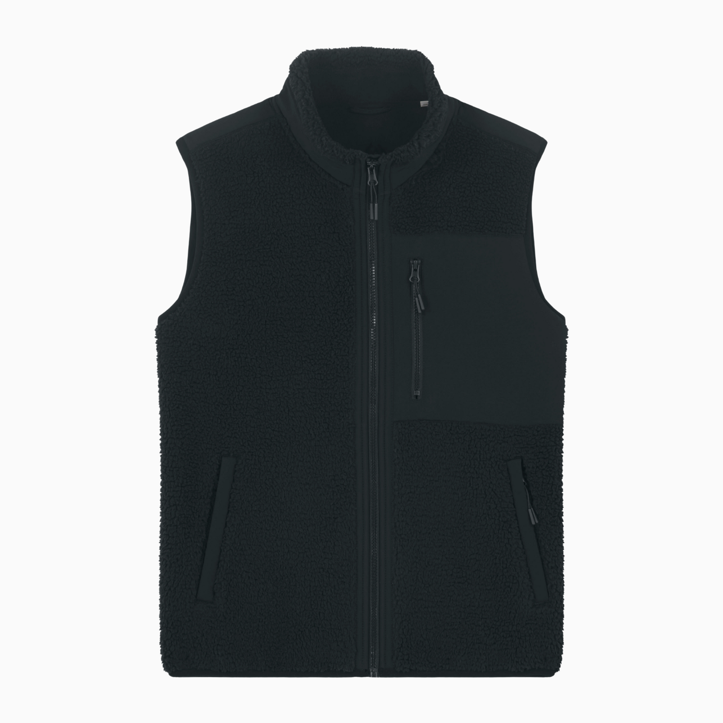 Kind Sherpa Sleeveless Zipper Jacket (Design on the back)