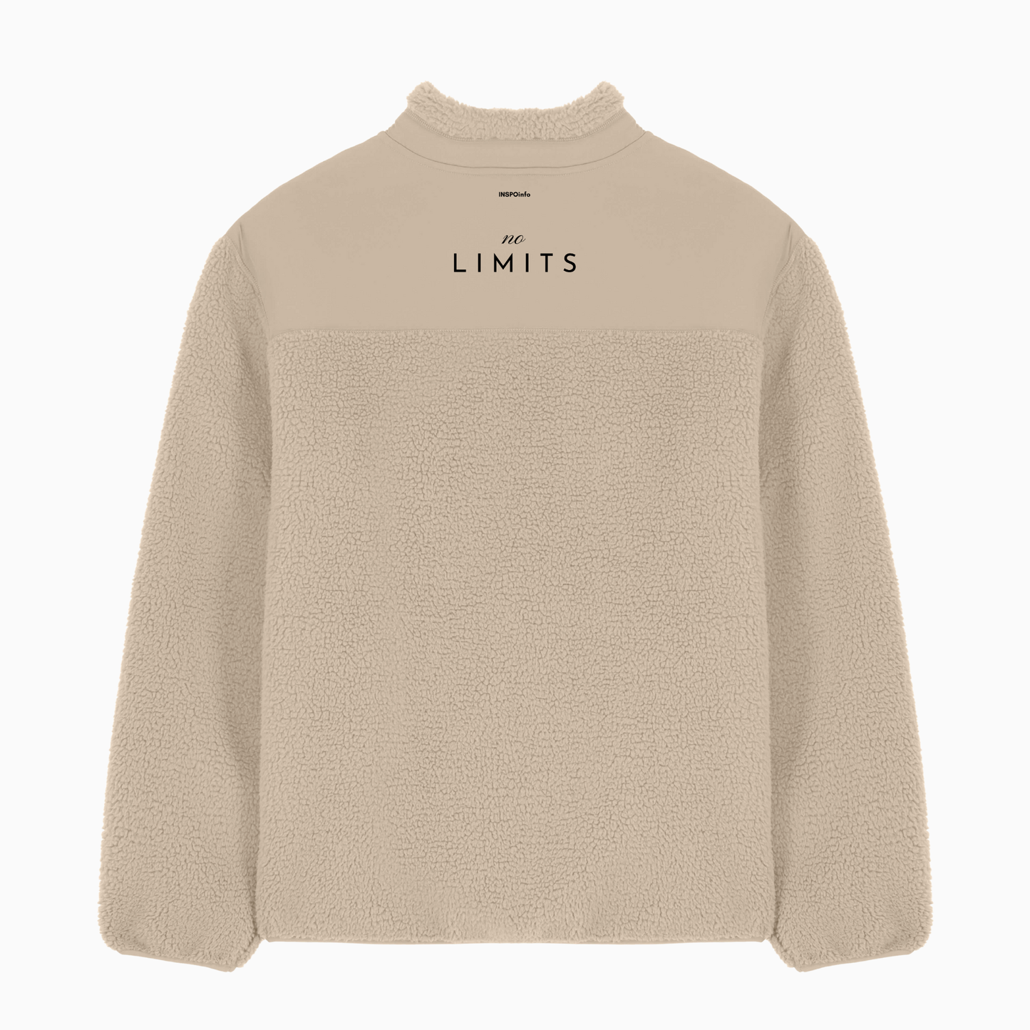 No Limits Sherpa Zipper Jacket (Design on the back)