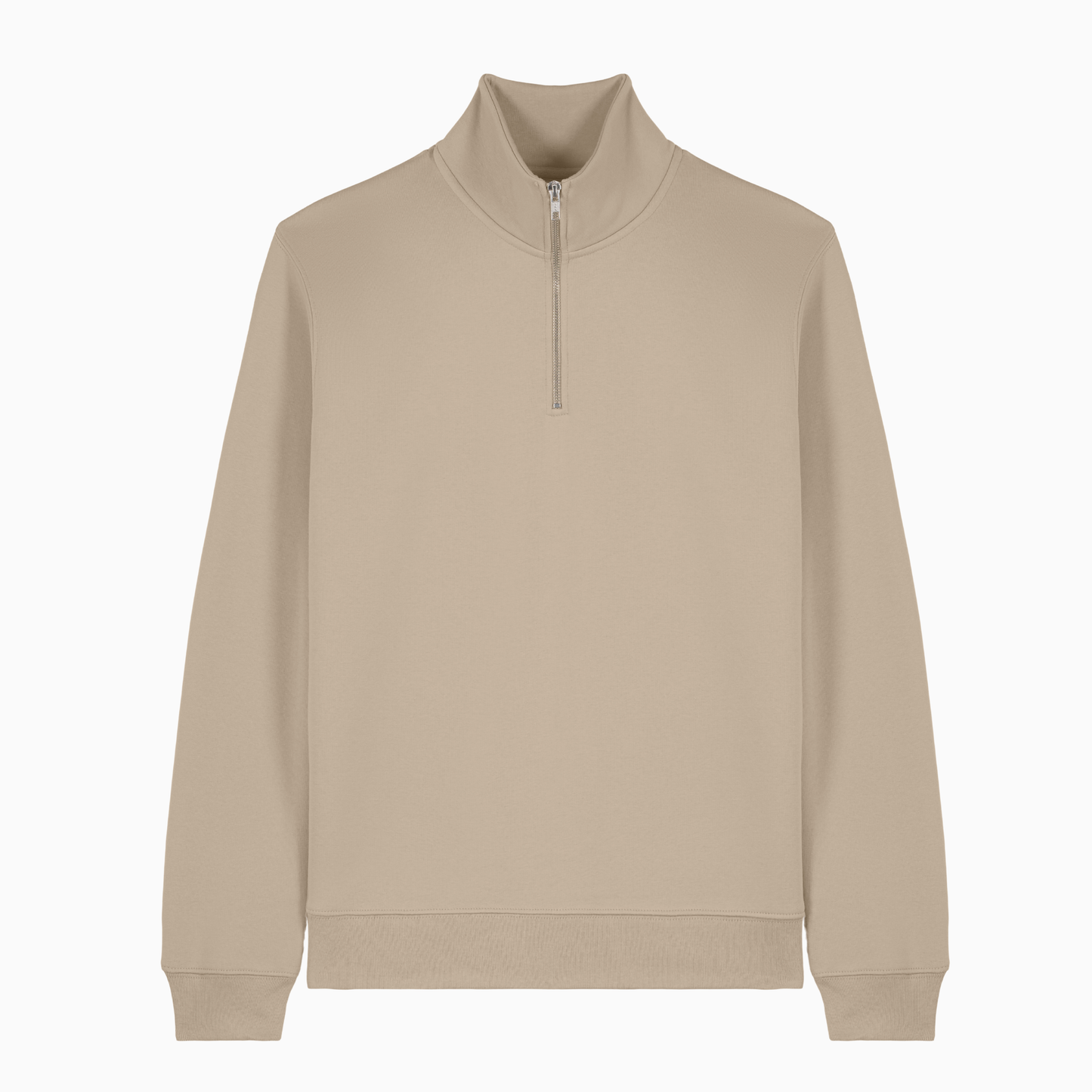 I'll See it When I Believe it High Neck Quarter Zip Sweater (Design on the Back)