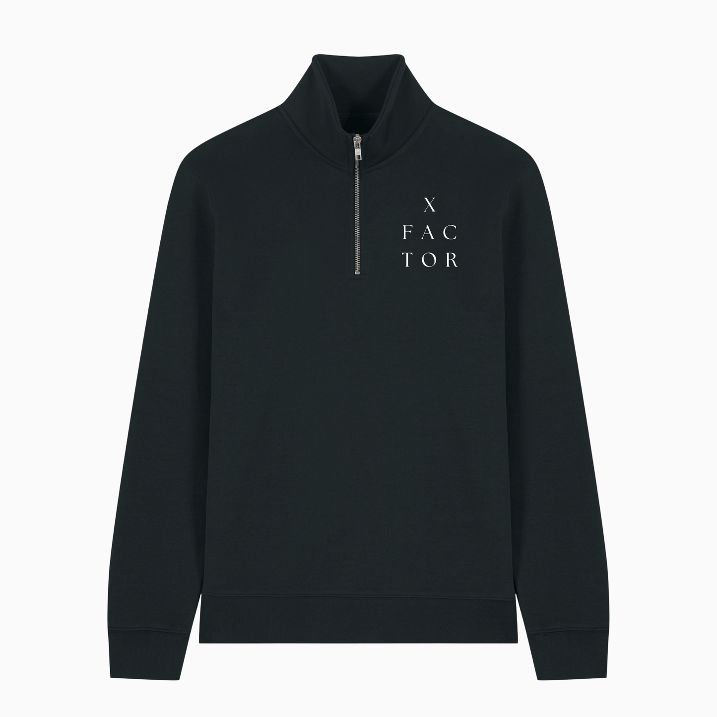 X Factor High Neck Quarter Zip Sweater