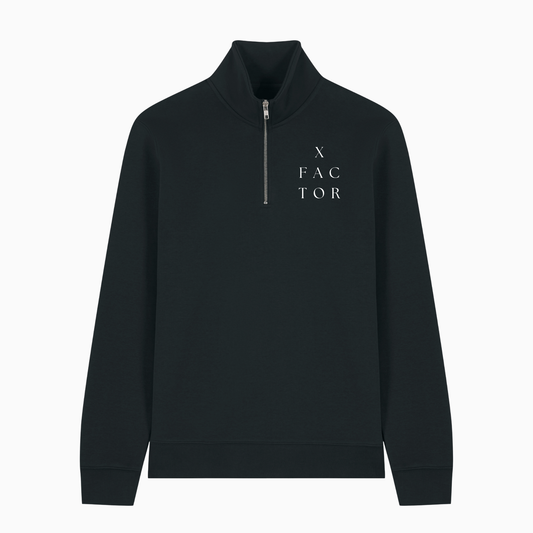 X Factor High Neck Quarter Zip Sweater
