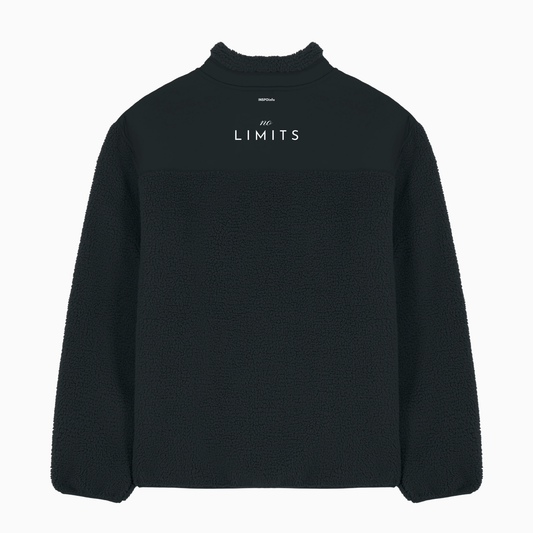 No Limits Sherpa Zipper Jacket (Design on the back)