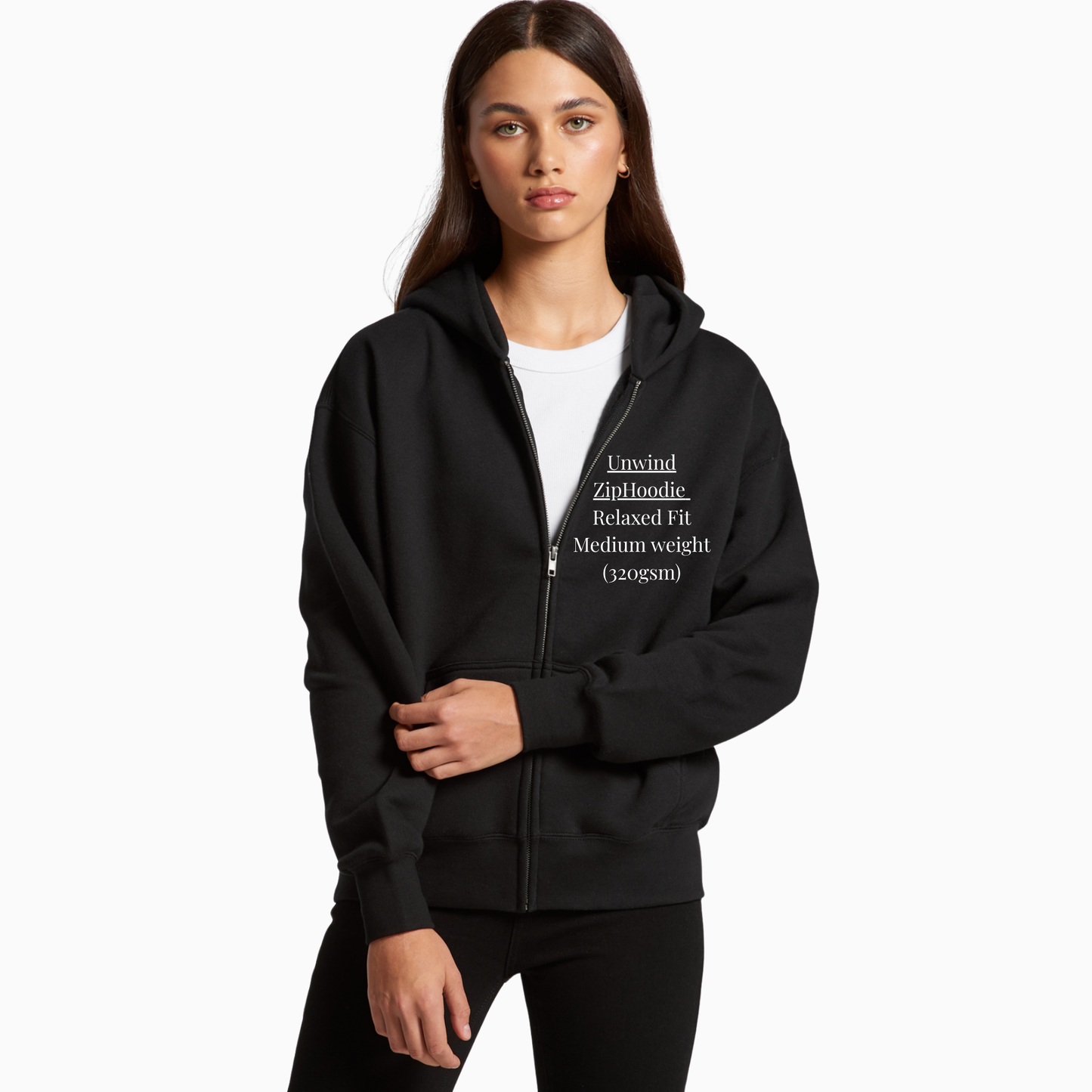 Kindness Wins Every Time Zip Hoodie (Mid Weight)(AU)