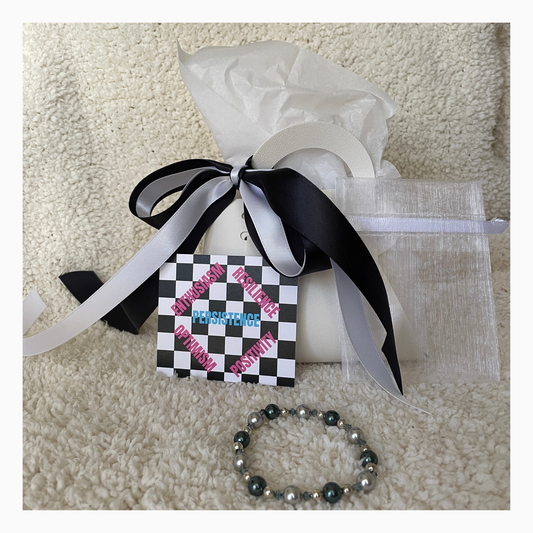 Swarovski Crystal Bracelet | Tahitian Blue Pearls (AU)