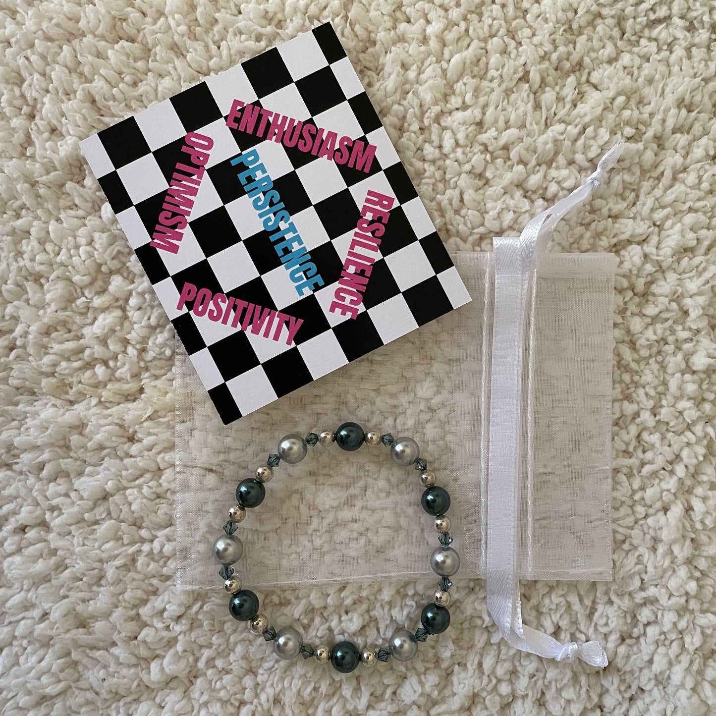 Swarovski Crystal Bracelet | Tahitian Blue Pearls (AU)