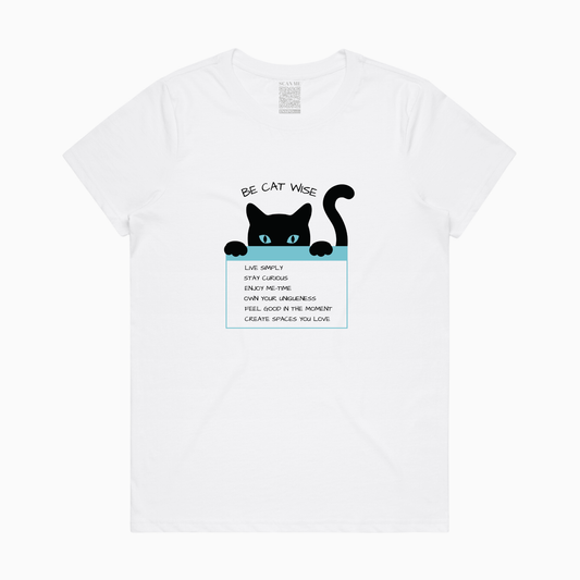 Be Cat Wise Organic T-shirt (AU)