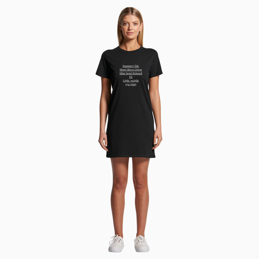 Resilient By Design Black Organic Dress (AU)